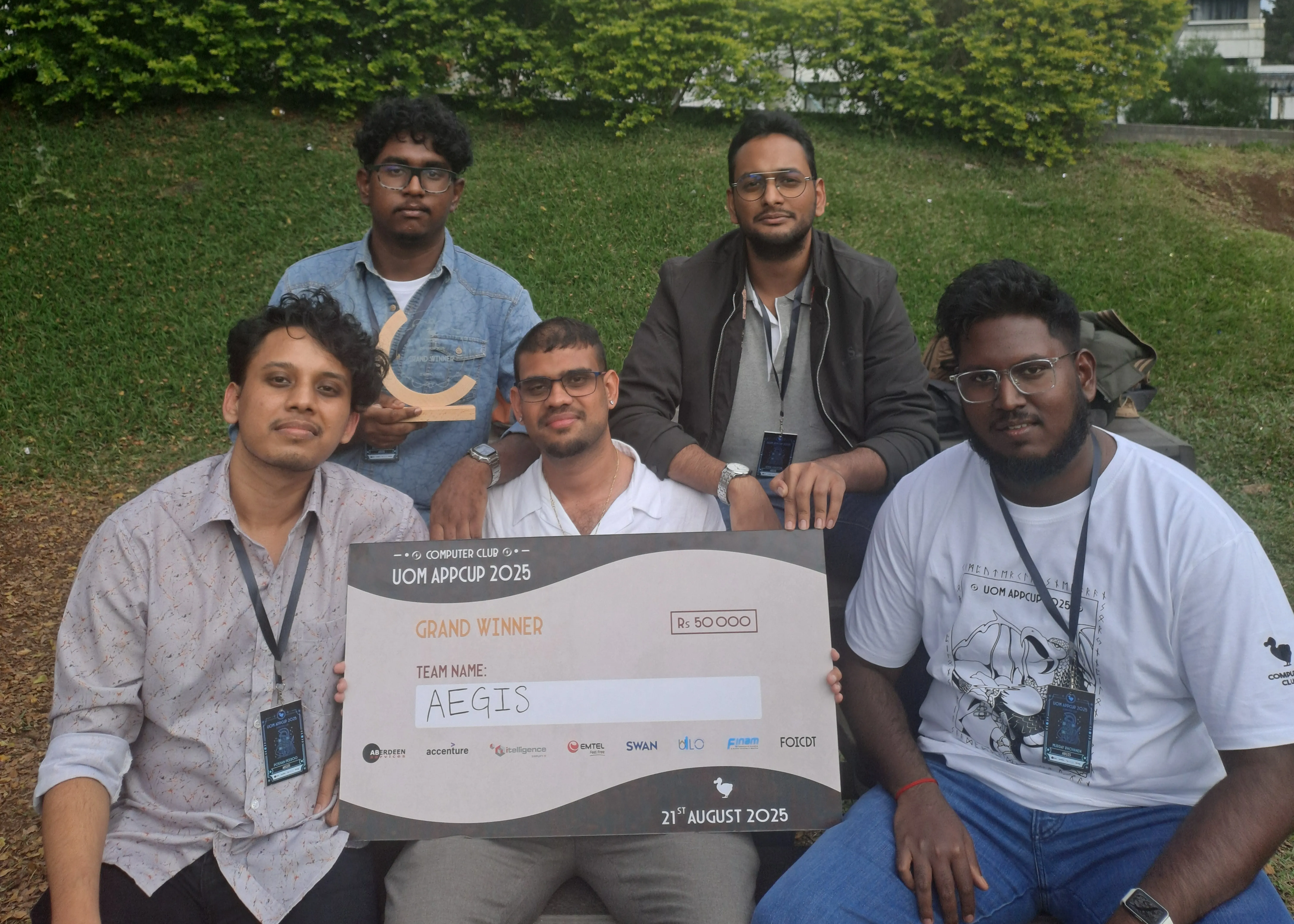 Team Aegis Wins 1st Place at UoM AppCup 2025
