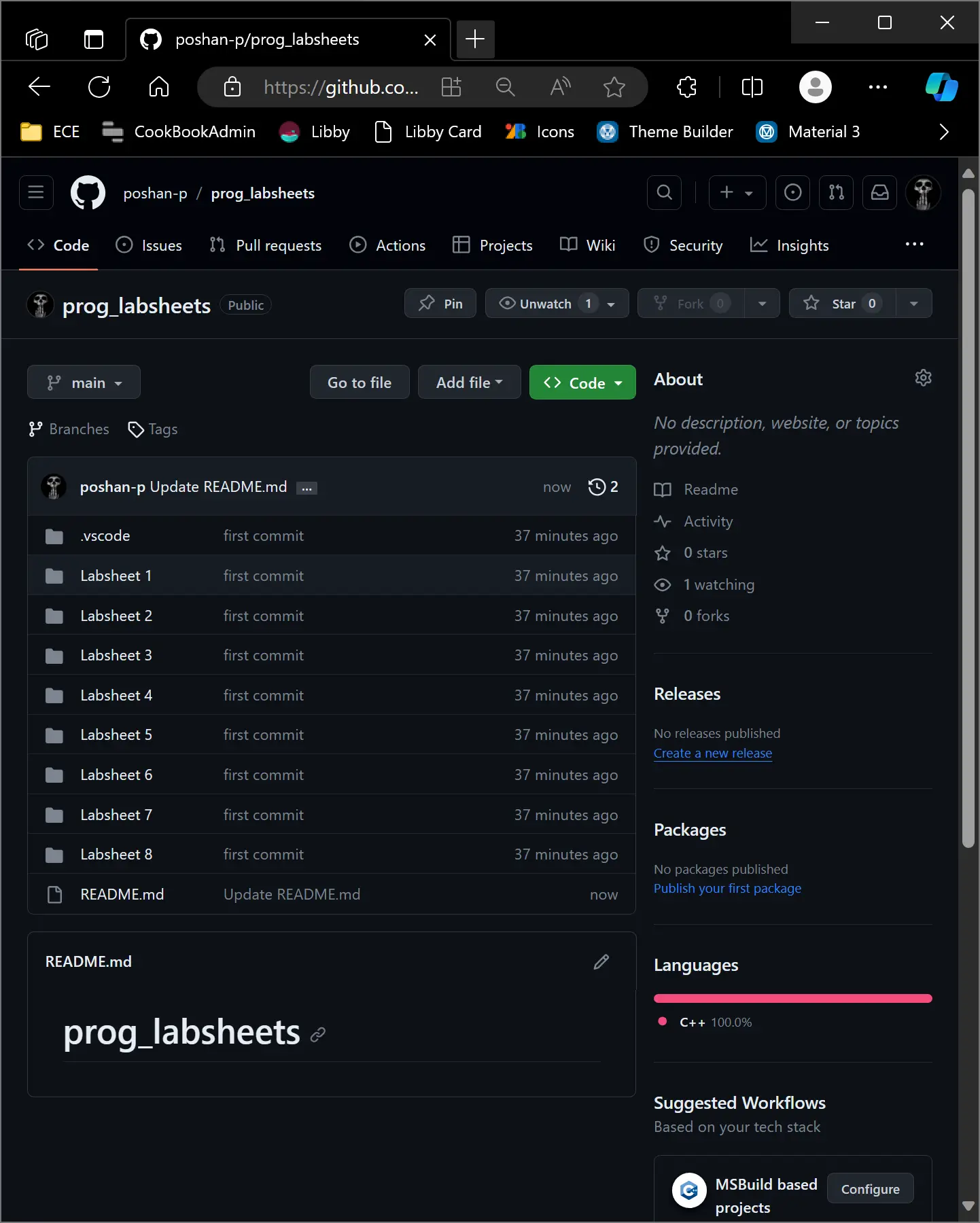 Updated remote repository page Updated remote repository page